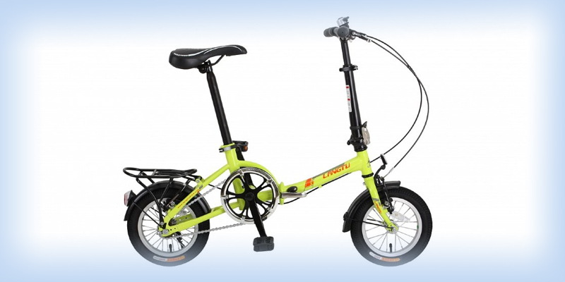 Детский складной электро велосипед