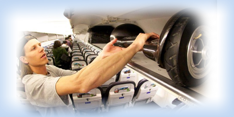 Гироскутер в ручной клади в самолете